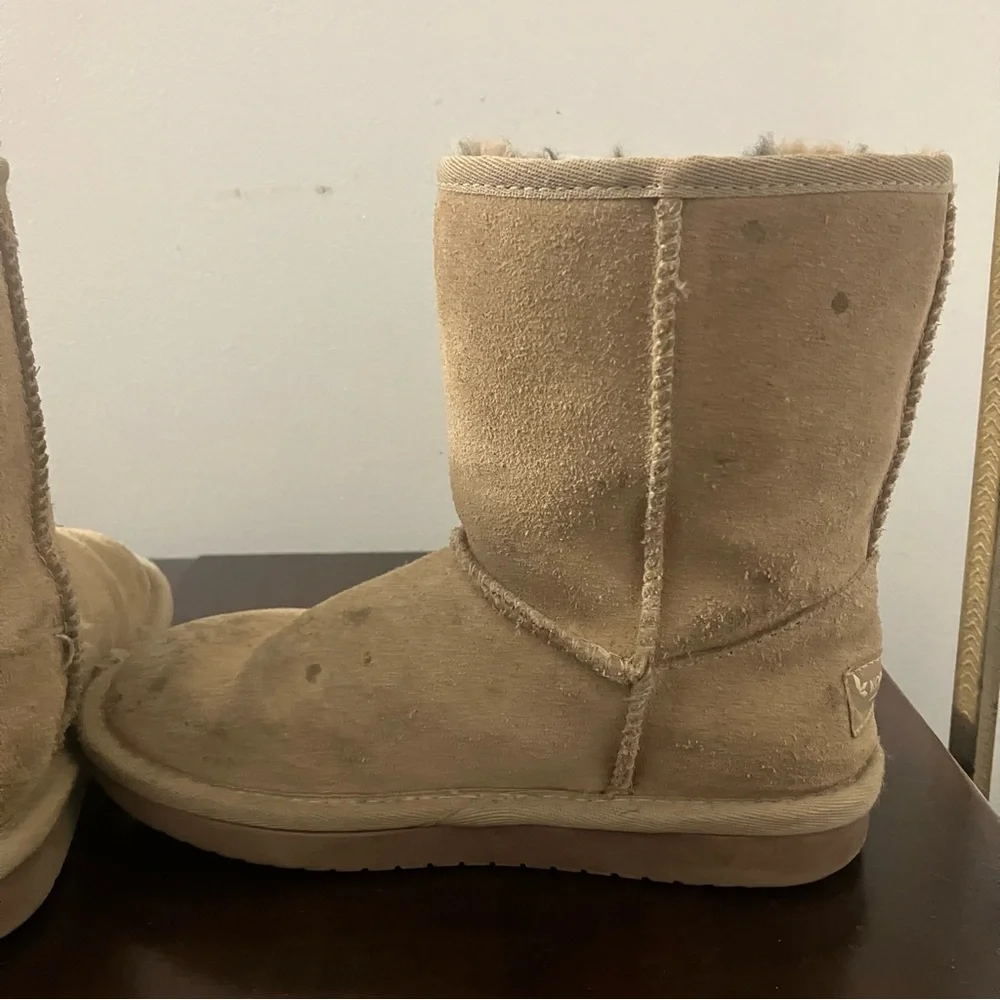 Koolaburra by Ugg Girl's Boots with Side Bows Size 13